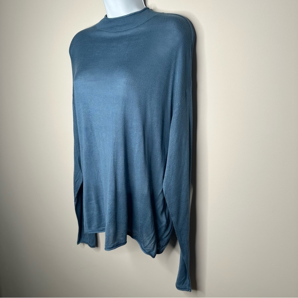 NWT Dynamite Mockneck Semi-Sheer Lightweight Sweater